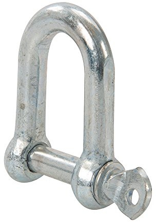 Fixman 821539 Galvanised Co mmercial D-Shackle 10pk M10