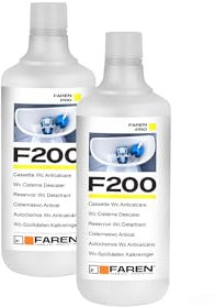 - Faren - F2000. Tratamiento desincrustante para cisternas empotradas. Set de 2 unidades-