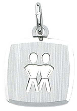 Sternzeichen Anhänger Zwilling aus 925 echt Silber