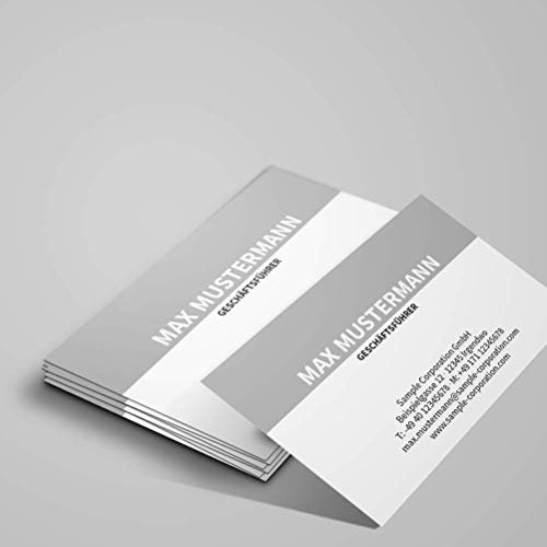 Visitenkarten, prinux, Professionell, 600 Stück, 400g-Karton, mit Wunschtext - Text, Schriftart und Farben sofort online anpassen