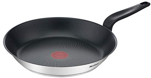 Tefal E3090404 Primary Frying pan 24 cm, Aluminium, Titanium Non-Stick Coating, Thermo-Signal, Technology, Black