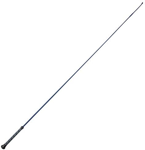 PFIFF 102928 - Fusta de Doma (núcleo de Fibra de Vidrio, Mango de Goma Bicolor, 120 cm), Color Azul Oscuro