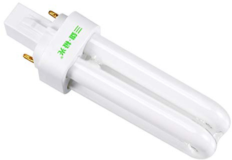 Ruilogod AC 220V 10W Doppio U Tube PL-C lampada 2-terminale G24 Base 6500K Bianco fresco