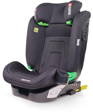 Mobiclinic® kids, Kindersitz, I-size, Isofix, Gruppe 2/3, 36kg, 4-12 jahre, Lionfix max, Entwicklungsfähig, 100-150cm, Seitenschutz, Verstellbare kopfstütze, 3 positionen verstellbar, Getränkehalter