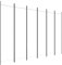 PIXZSSI 6-TLG. Raumteiler Indoor Weiß 300x200 cm Stoff Klappdesign Multifunktional Trennwand Wohnzimmer Paravent Dekorative Sichtschutz Schlafzimmer Hintergrundwand Privaten Ankleidebereich