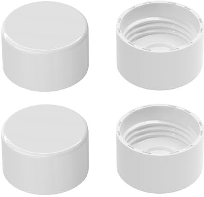 Mycket Soda Water Bottle Caps, 4 Packs Soda Carbonating Bottles Caps Compatible with Most Soda Machine Bottle（White）