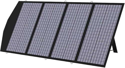 ALLPOWERS SP029 Panel solar plegable 140W para portátil, teléfono móvil, impermeable IP65 con 5 salidas, para generador solar, banco de energía, batería de coche 12V