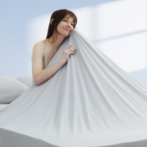 Elegear Coperta Rinfrescante, Coperta Estiva con Ioni d'argento e Fibra Fresca Giapponese Arc-Chill 3.0 Q-Max>0.5 per un Sonno Migliore, Coperta Sottile per Letto e Divano, 200x220 cm Grigio
