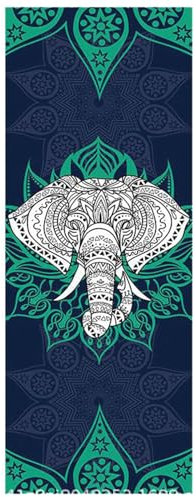 Yogamatten Yoga Handtuch Auflage Rutschfest Yoga Matten Trainingszubehör für Pilates, Fitness, Aerobic, Gymnastik, Picknick im Freien 185 cm x 64 cm