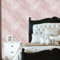 Peel and Stick Wallpaper Abstract tropical foliage pink rose blush colors Palm leaves line art Removable Wallpaper Contact Paper for Living Room Bedroom Bathroom Kitchen Countertop 60cm x 300cm