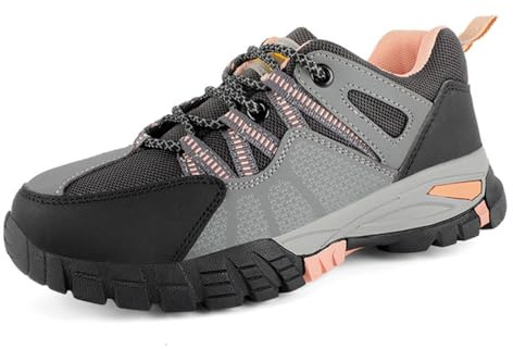 Zapatos de Seguridad para Mujer Ligero Zapatillas Trabajo Puntera de Acero Transpirables Calzado de Seguridad-Numeric_39