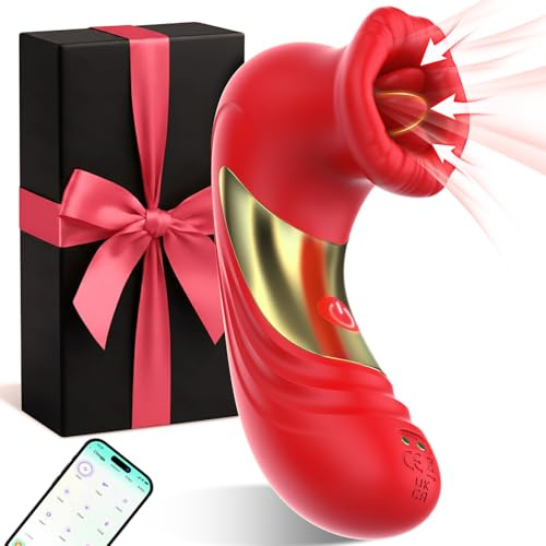 Vibrators for Woman, Adult Toys with 10 Vibrating Sucking Nipple Clitoral Stimulator APP Control Vibrator, Waterproof Sex Toys4couples Men & Women Suction Vibrater Sex Toy Silent