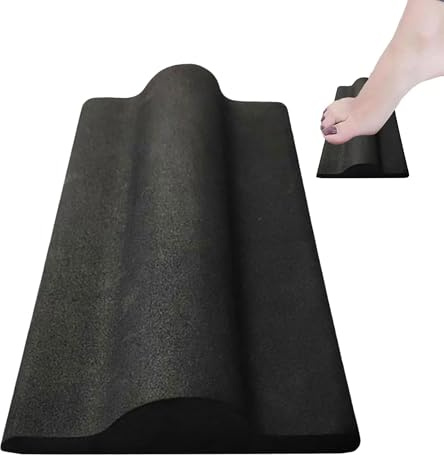 Hayaww Allenatore di piede massaggiatore per piedi Tavola di stretching Gamba Tavola Equilibrio Gamba Dispositivo di massaggio stretching portatile strumento per la barella del polpaccio (A)