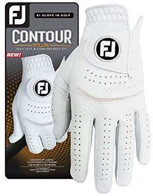 FootJoy Men's Contour FLX Prior Generation Golf Glove, Pearl, X-Large, Worn on Left Hand