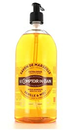 Le Comptoir du Bain Savon de Marseille Vanille-Miel 1 L