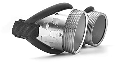 Baric Schutzbrille rund im Retrolook mit Schutzstufe DIN 7 Gläser Ø 50 mm