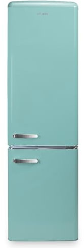 electriQ 244 Litre 60/40 Freestanding Fridge Freezer - Blue