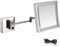 Kosmetikspiegel, 20,3 cm (8 Zoll), doppelseitiger Wandmontage-Make-up-Spiegel mit 10-facher Vergrößerung, zweiseitiger, um 360 Grad drehbarer, ausziehbarer Kosmetikspiegel, Badezimmer-Rasierspiegel/Ch