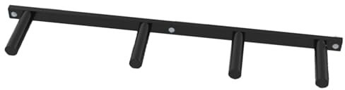 CYXZE Estante de Almacenamiento para Discos de Peso, Soporte para Discos de Peso Montado en la Pared,para Gimnasio en Casa Placa de Pesas de 5CM/2,Black1