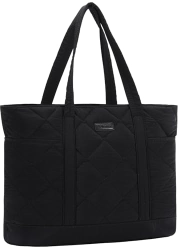 VX VONXURY Bolso Tote Mujer Ligero 15.6 - Bolso Grande con Bolsillo Acolchado Antigolpes para Portátil, Gran Capacidad para Trabajo/Universidad/Viajes