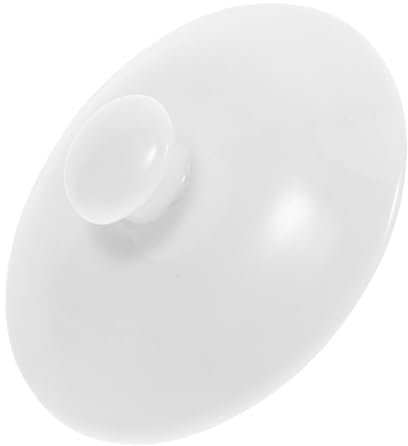 Alipis Tapa De Olla De Cerámica De 4 Pulgadas, Repuesto Resistente Al Calor, Accesorio Multifuncional Para Cocinas Domésticas y Profesionales, Adecuado Para Ollas, Tazones De Sopa y Cacerolas