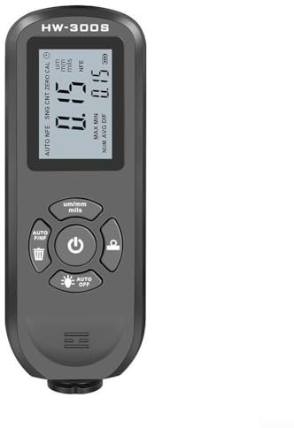 Jauge d'épaisseur de revêtement numérique professionnelle, adaptée pour l'industrie de traitement des métaux (noir)