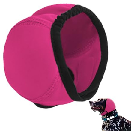 Orejeras para el baño de perros - Tapones para perros Gorro de natación Snood para cachorros, protección de oídos elástica impermeable para perros para nadar, lluvia, aseo del pelaje, baño