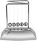 SUPVOX Newton's Cradle Swinging Balls Toy Balls Electroplated Boys and Girls Newton's Cradle Toy for Learning Dynamics