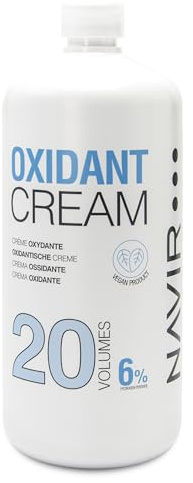 NAVIR Professionnel | Eau oxygénée en crème - Peroxyde d'hydrogène stabilisé – Émulsion oxydante pour décoloration et coloration des cheveux – Usage professionnel et domestique (20 Vol)