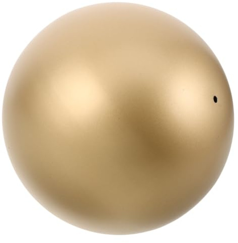 NULYLU Gyllene Trädgårdsklot Rostfritt Stål Reflekterande Dekorativt Gazing Ball för Utomhus Hålformad Trädgårdsboll med Strålande Ljusreflektion och Lätt Skötsel för Gångar och Trädgård