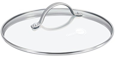 GreenPan CC001061-001 Glass Lid with Stainless Steel Handle, Silver