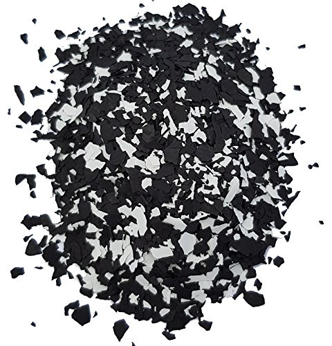 WO-WE Farbchips für Epoxidharz Bodenbeschichtung Colorchips Schwarz-Weiss - 5Kg