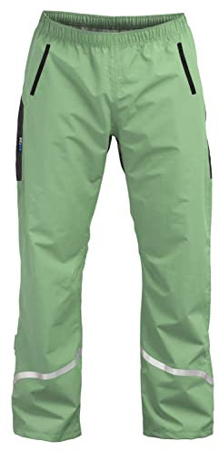 Rubberneck NXSVN Fahrrad Regenhose Atmungsaktiv, Reflektierend mit 3M Reflektoren Grün Größe L