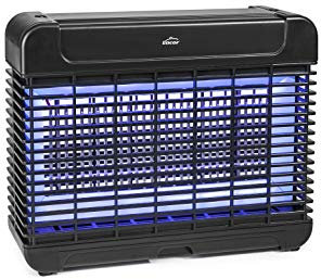 LACOR 39126-Matamosquitos eléctrico Luce, 11 W, 16 lámparas, Negro, Área de protección: 150 m2