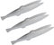 Anneome 3Pcs Fish Shape Stainless Steel Tweezers Fish Bone Remover Kitchen Tongs for Cooking Food Preparation and Seafood Serving