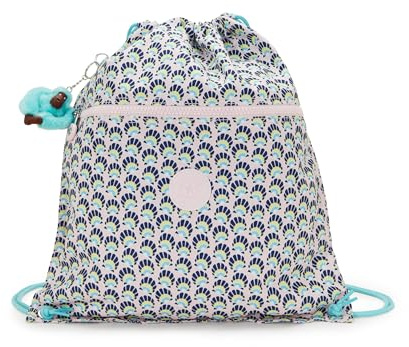 Kipling SUPERTABOO Medio Zaino, Geo Shell (Blue)