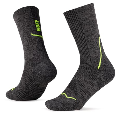 Buff®| Calcetines Dryflx Crew Secado Rapido, Acolchado, Correr, Carreras, Frescos, Comodos
