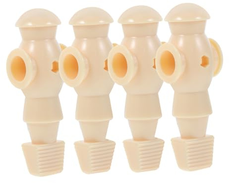 OFFSCH 4 Piezas Figuras de Futbolín Mesa de Resina Resistentes y Creativas Reemplazo Fácil para Jugadores de Futbolín Accesorio Duradero para Mesa