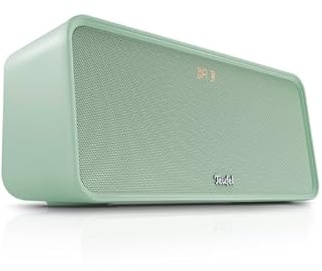 Teufel Boomster 4 Altavoz Bluetooth Robusto con Sistema estéreo 2.1, Sistema de Sonido Dab+ y Radio FM-RDS, hasta 23 Horas de batería, Protección contra Salpicaduras según IPX5, USB-C - Mint Green