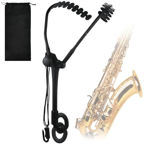HINATDD Harnais Épaule Saxophone Sangle de Cou Clarinette Réglable