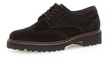 Gabor Damen Businessschuhe, Frauen Schnürschuhe,Best Fitting,lace-up Shoes,schnürer,Halbschuhe,klassisch,schwarz (Cognac),38.5 EU / 5.5 UK