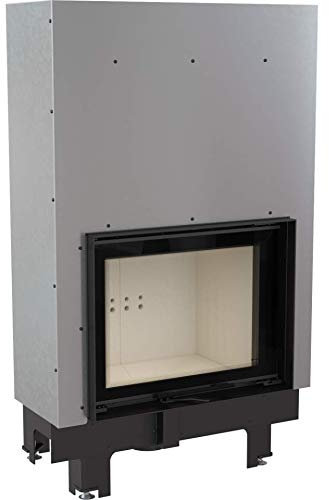 Wasserführender Kamineinsatz KRATKI MBM 12 kW Ø 180 mit Schiebetür