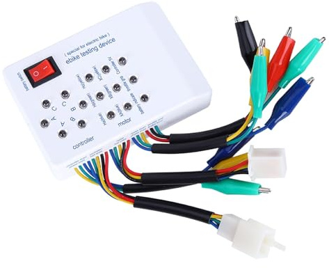 E-Bike Tester, Electric Car Scooter Powered Brushless Motor Device Controller Tester Detector Battery Tester 115x80x26mm for Motor Maintain DIY Automotive Woker