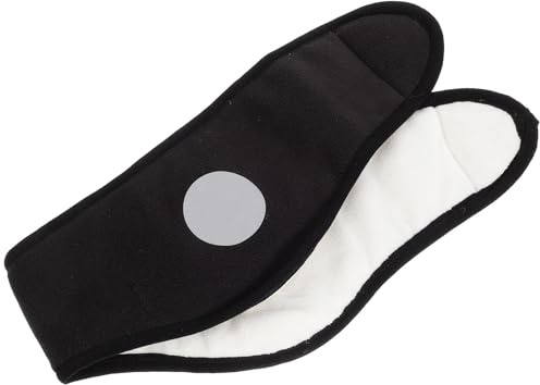 Holibanna Sleep Ear Muffs Sleeping Eye Mask 2 in 1 Sleeping Ear Wrap and Ear Muff Adjustable Ear Warmer Headband Ear Covers Black