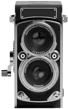 Renrra Fotocamera Reflex CCD Dual con Video 1080p per Foto. Regalo di Compleanno per Bambini, Fotocamera Non Professionale.