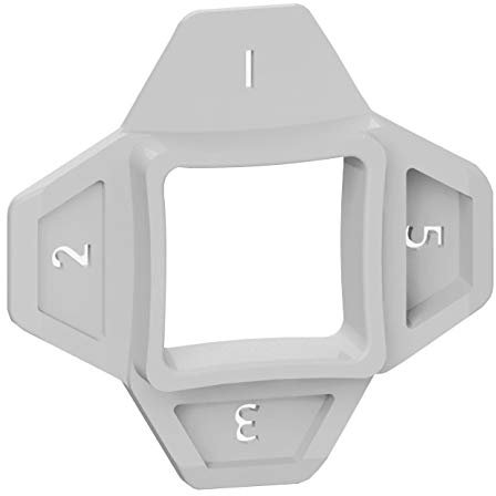 Fugenkreuze 4 in 1, Karl Dahm Fliesenabstandshalter,12735 Fliesenkreuze mit 4 Größen, 1-2-3-5 mm Fugenabstandshalter