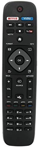 New Replaced Remote fit for Philips Smart TV NH500U NH500UW NH503UP