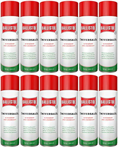Ballistol Universalöl Kriechöl Waffenöl Schmieröl 400 ml - 12 Spraydosen
