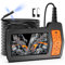 Kriogor Triple Lens Inspection Camera 50FT, 1080P HD IPS Screen 5'' Endoscope with Lights, Waterproof Drainage Borescope for Sewer Pipe Plumbing Snake Semi-rigid Cable