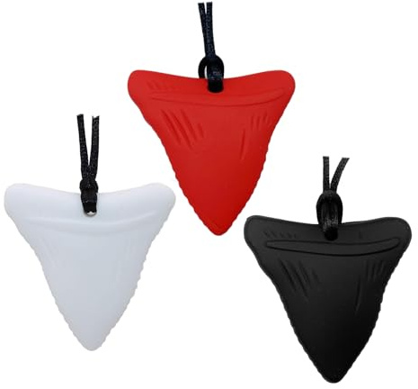 Collana da masticare, per bambini con autismo – collane da masticare in silicone resistenti e resistenti, per ragazzi e ragazze